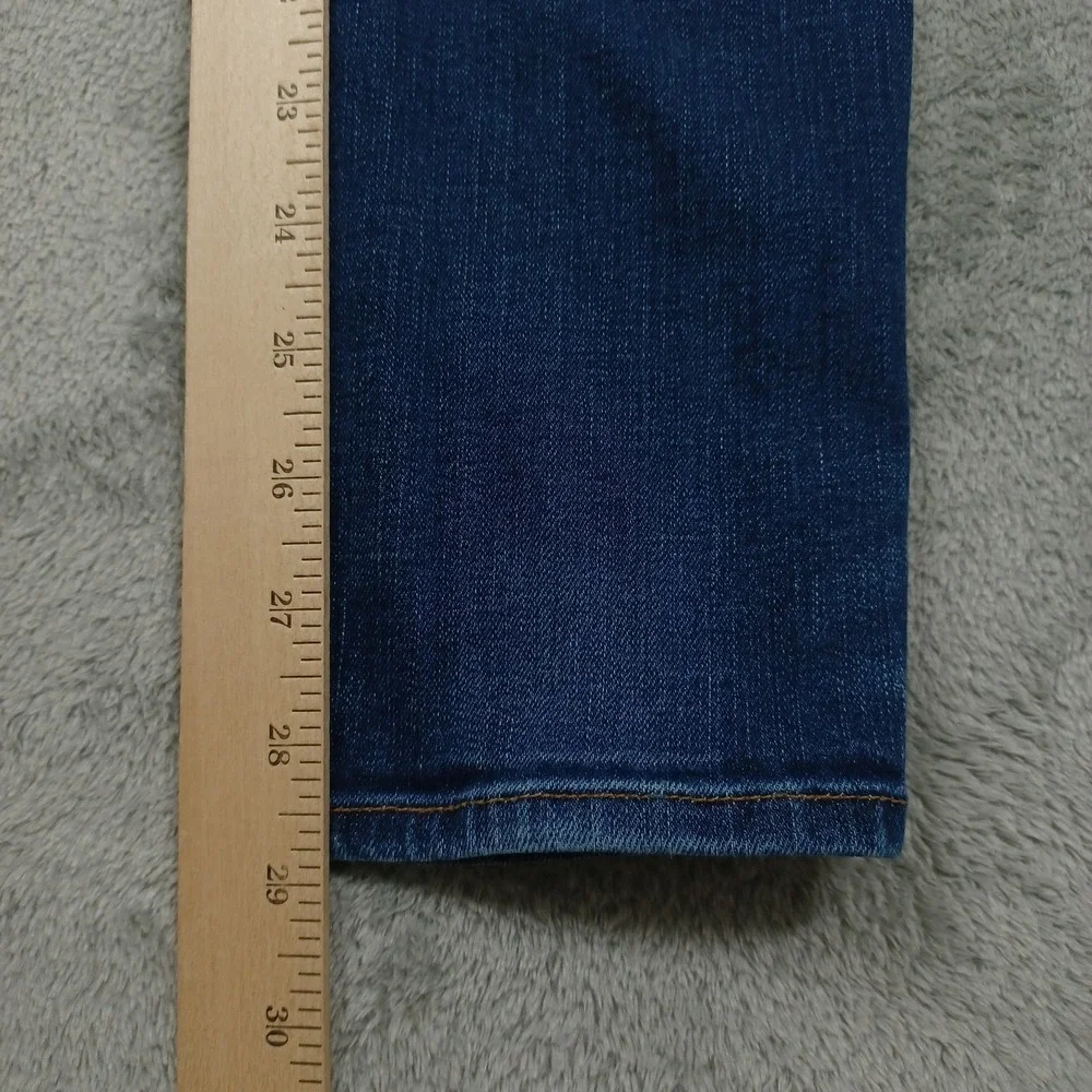 Lucky Brand Jeans Womens 2 Blue Denim Brooke‎ Skinny USA White Oak Cone